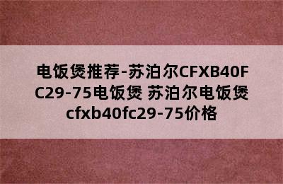 电饭煲推荐-苏泊尔CFXB40FC29-75电饭煲 苏泊尔电饭煲cfxb40fc29-75价格